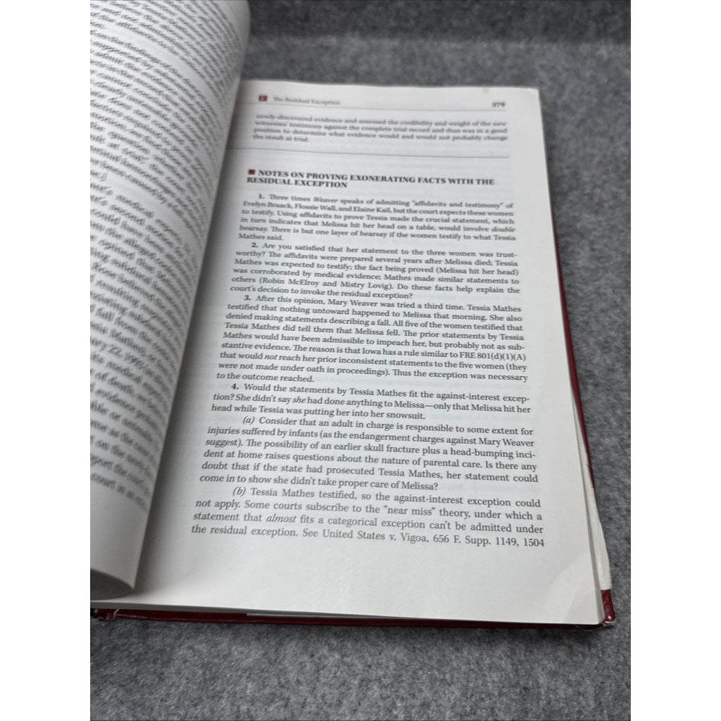 Aspen Casebook Ser.: Evidence under the Rules : Text, Cases, and Problems by...