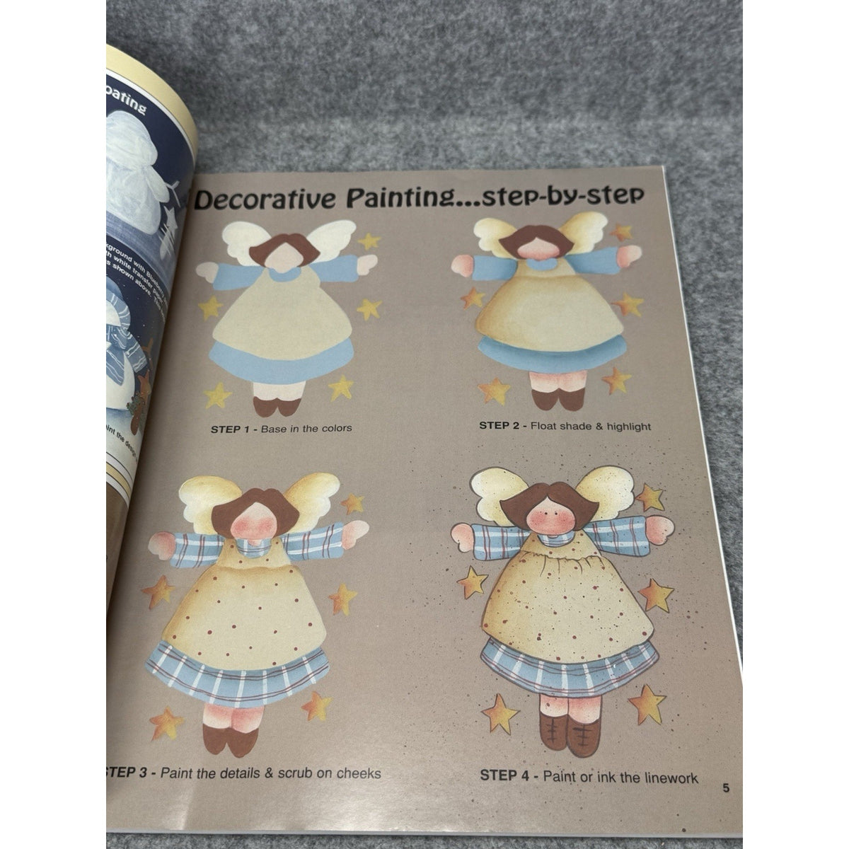 1997 Anyone Can Paint Book 2 Pat Olson Tole Painting Patterns Folk Art Christmas