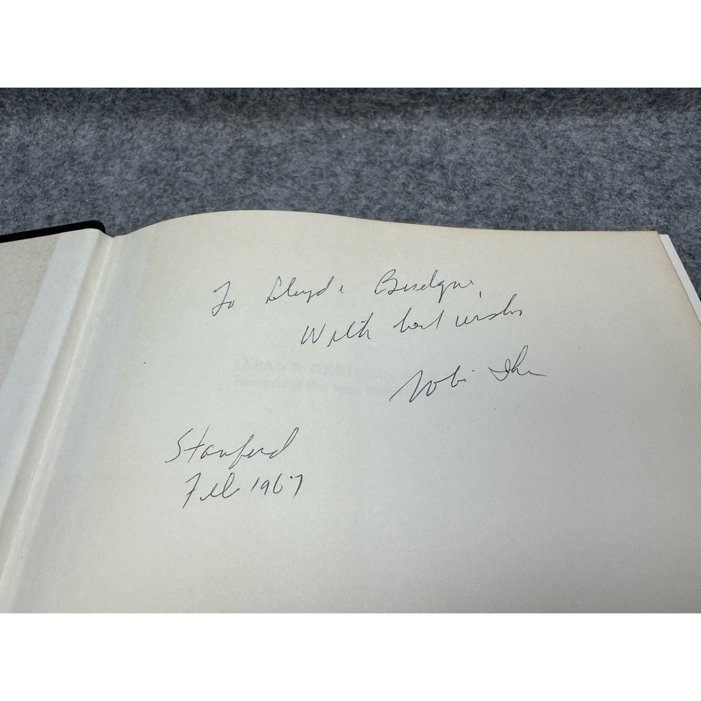 1967 Signed Japan’s Decision for War Nobutaka Ike WWII Pearl Harbor 1st Ed