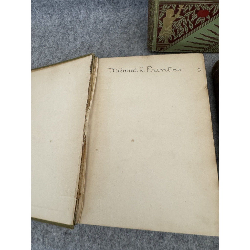 3 Antique Five Little Peppers Books Margaret Sidney 1890s Decorative HC Lot