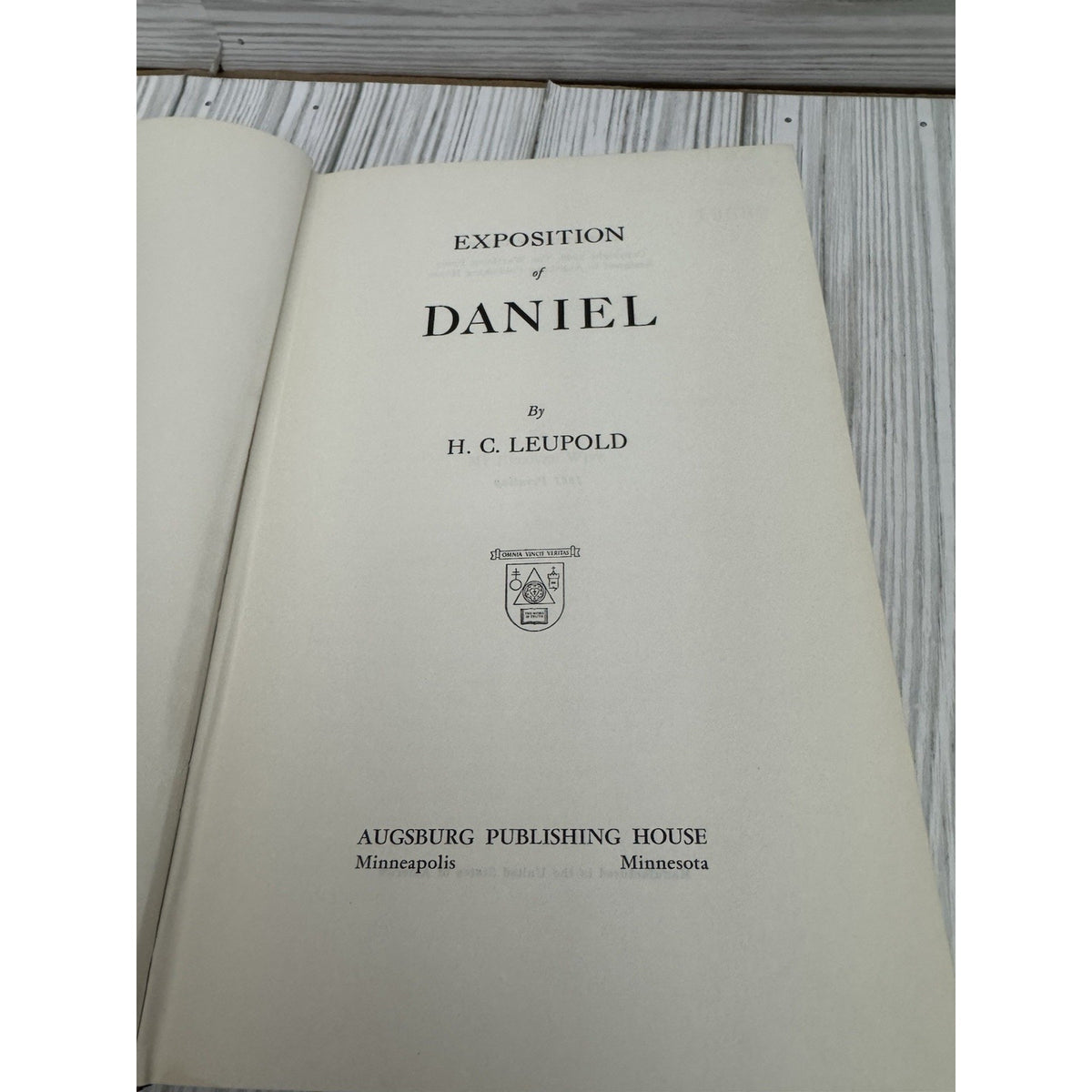 Exposition of Daniel H C Leupold 1961 HC Augsburg