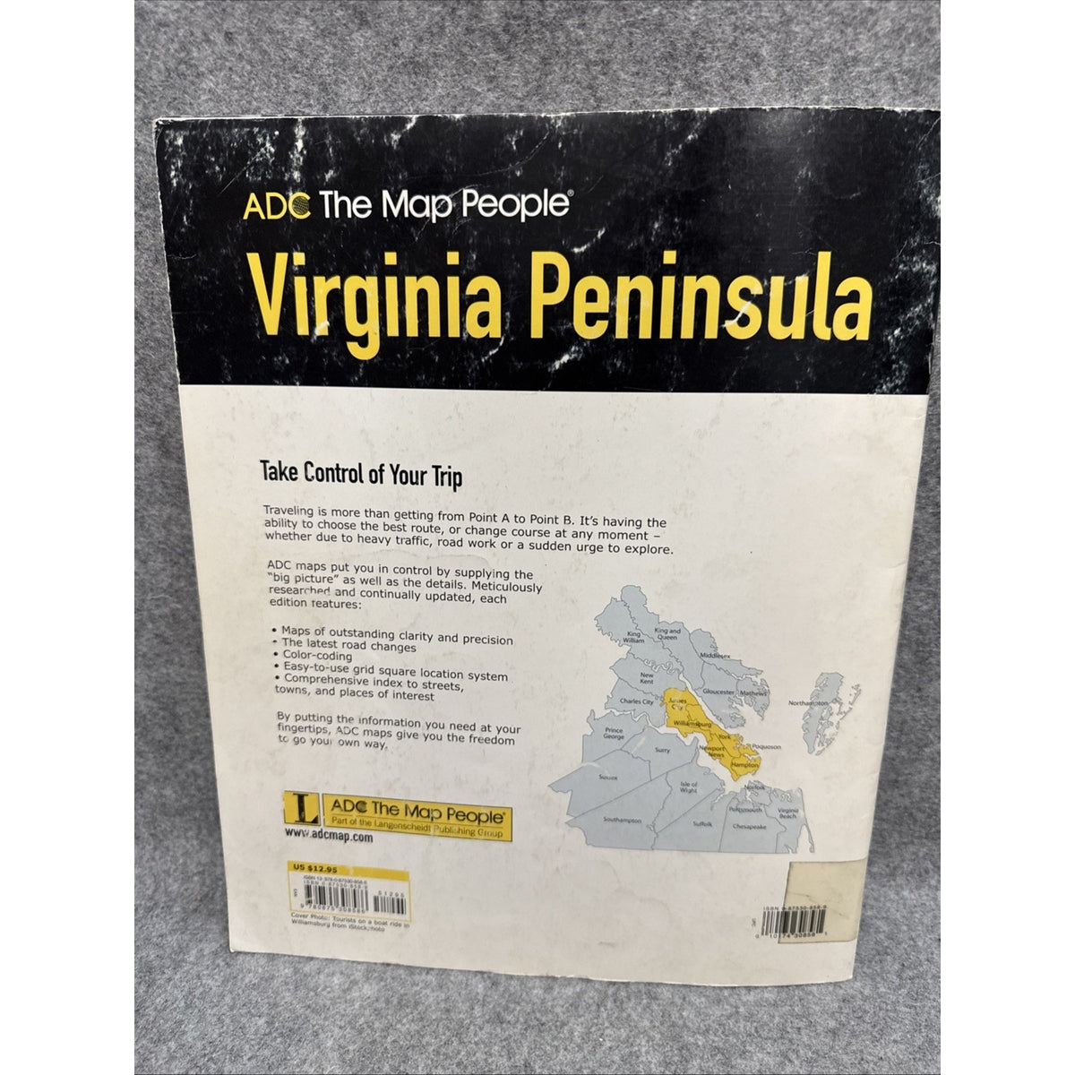 Virginia Peninsula Street Atlas by the Map People Staff ADC (2007, Book, Other)
