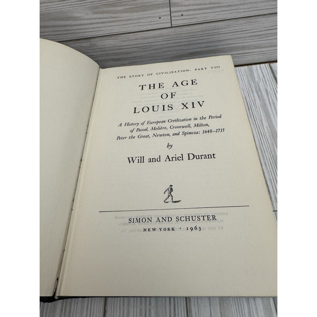 The Age of Louis XIV Will Ariel Durant 1963 HC Story of Civilization VIII