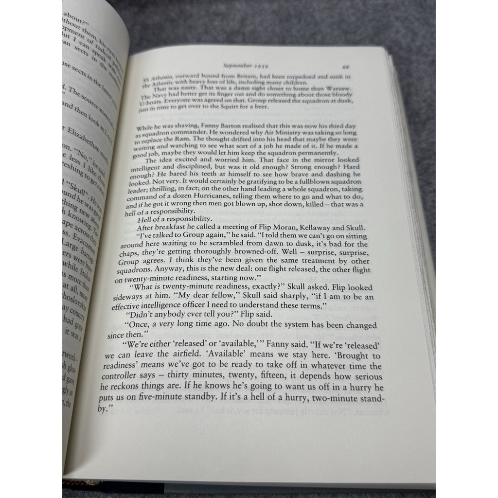 Piece of Cake Derek Robinson 1984 First American Edition WWII RAF Novel DJ