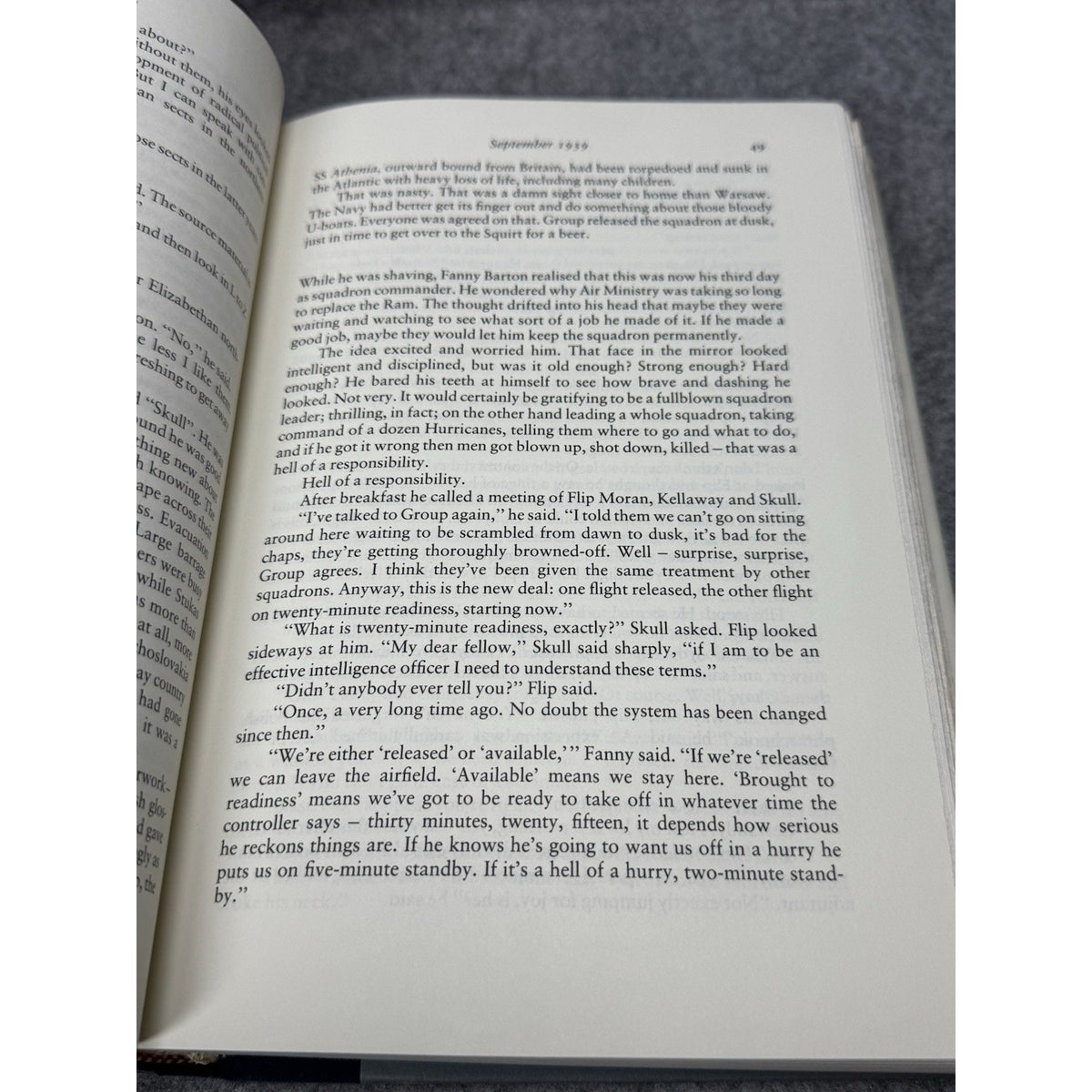 Piece of Cake Derek Robinson 1984 First American Edition WWII RAF Novel DJ