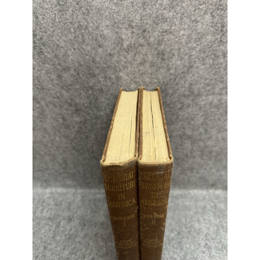 Colonial Furniture in America 1951 Vol 1 & 2 Luke Vincent Lockwood Set
