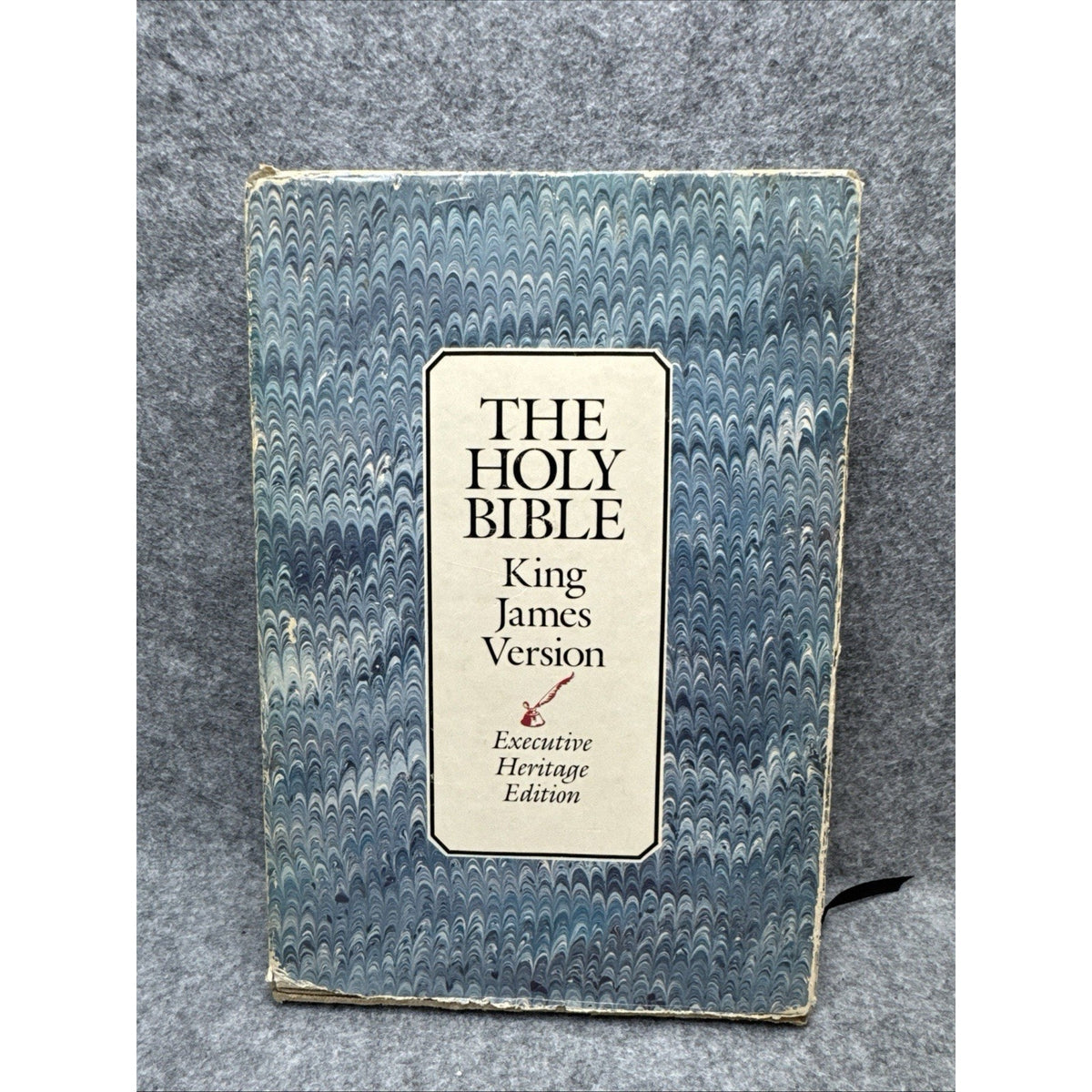 Holy Bible KJV 1983 Executive Heritage Ed Red Letter Leather Tyndale 5.5x8.5