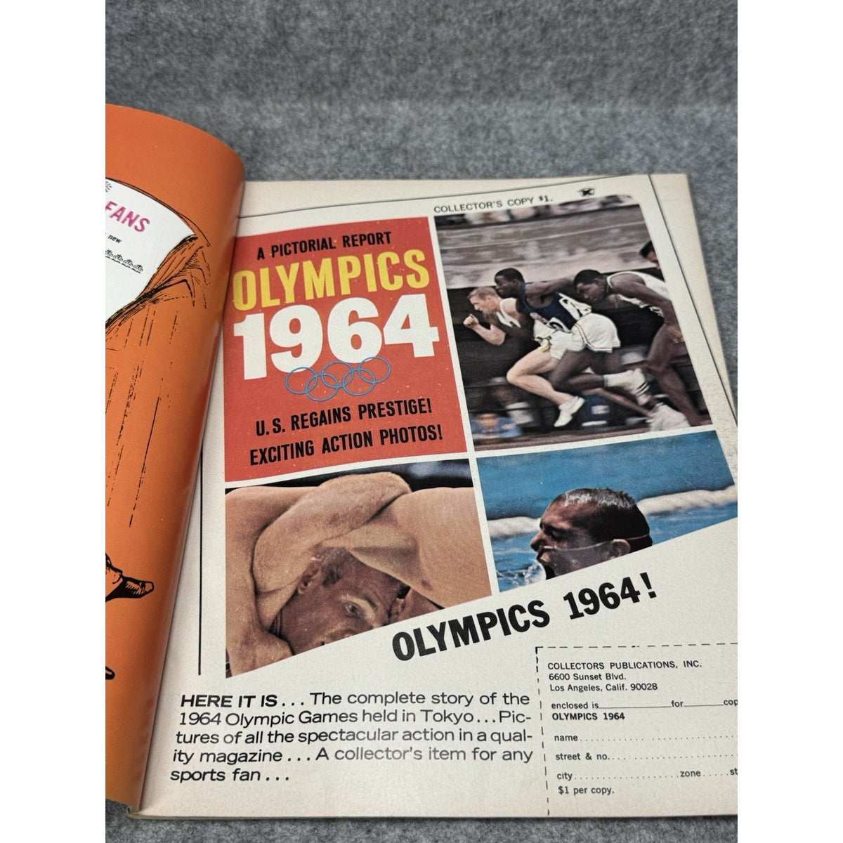 Sports Review March 1965 Bill Russell Dean Chance Olympics Ali Vintage Magazine