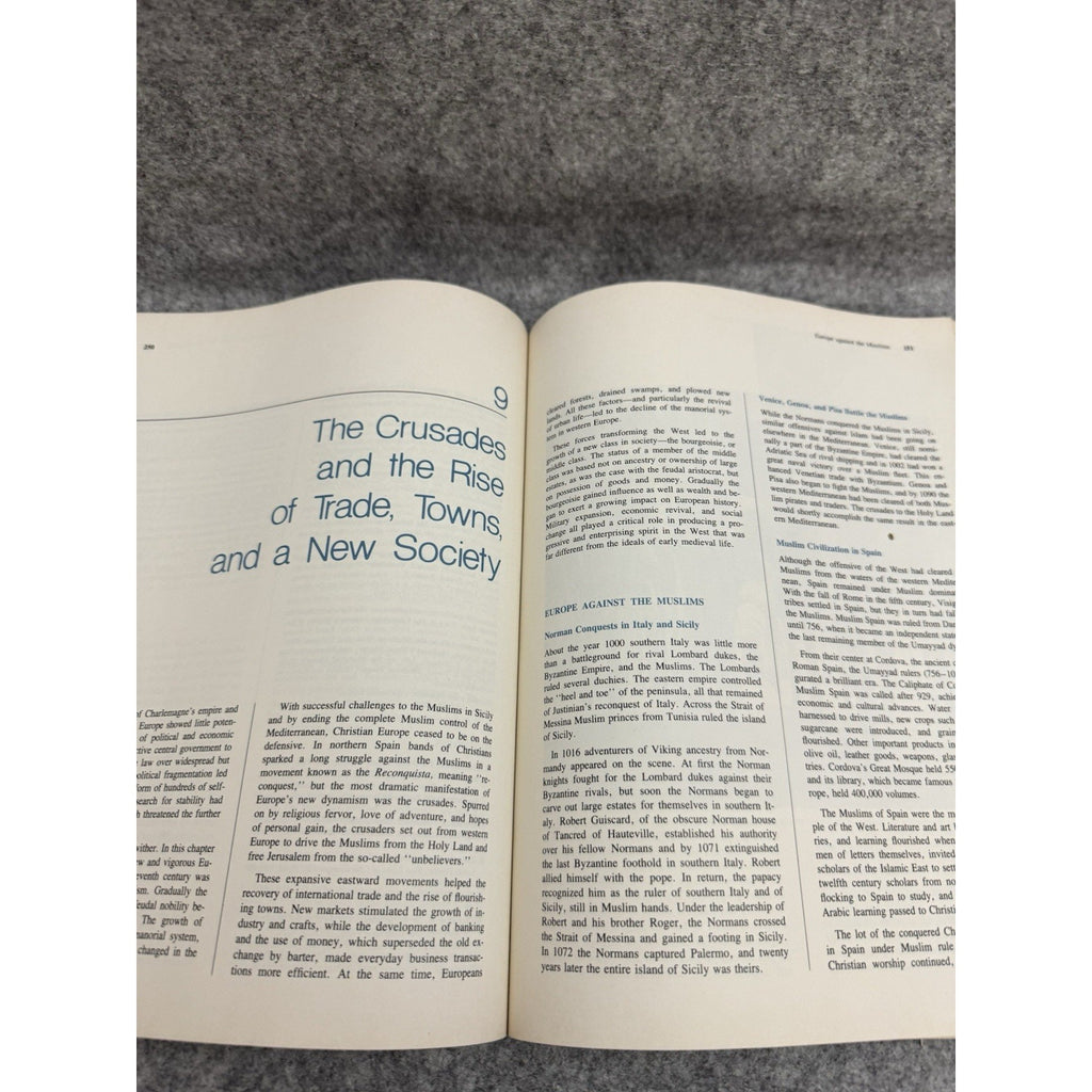 Civilization Past & Present Vol 1 8th Edition 1981 History Textbook