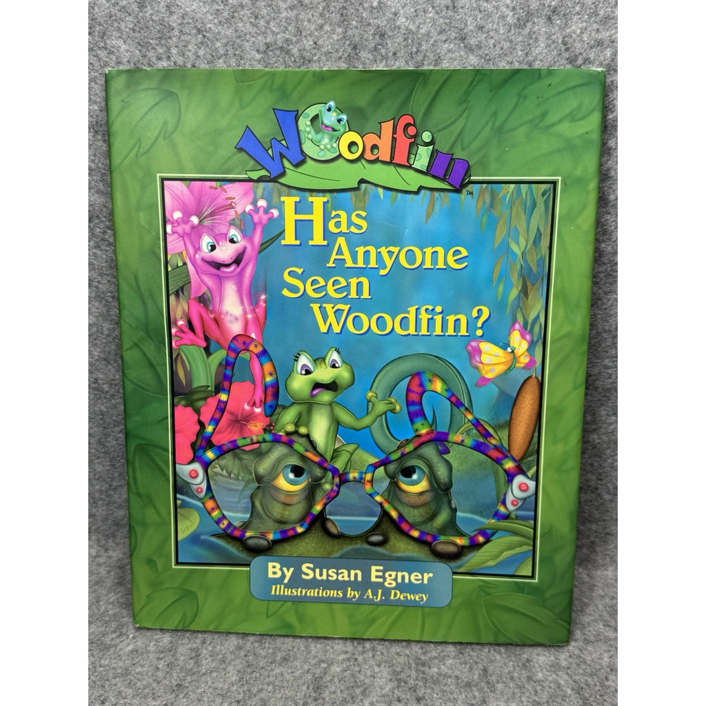 2002 Has Anyone Seen Woodfin? Susan Egner SIGNED Inscribed Hardcover DJ