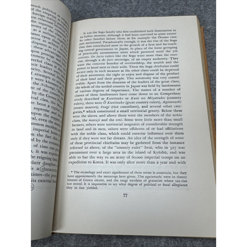 G B SANSOM / Japan A Short Cultural History 1st Edition 1943