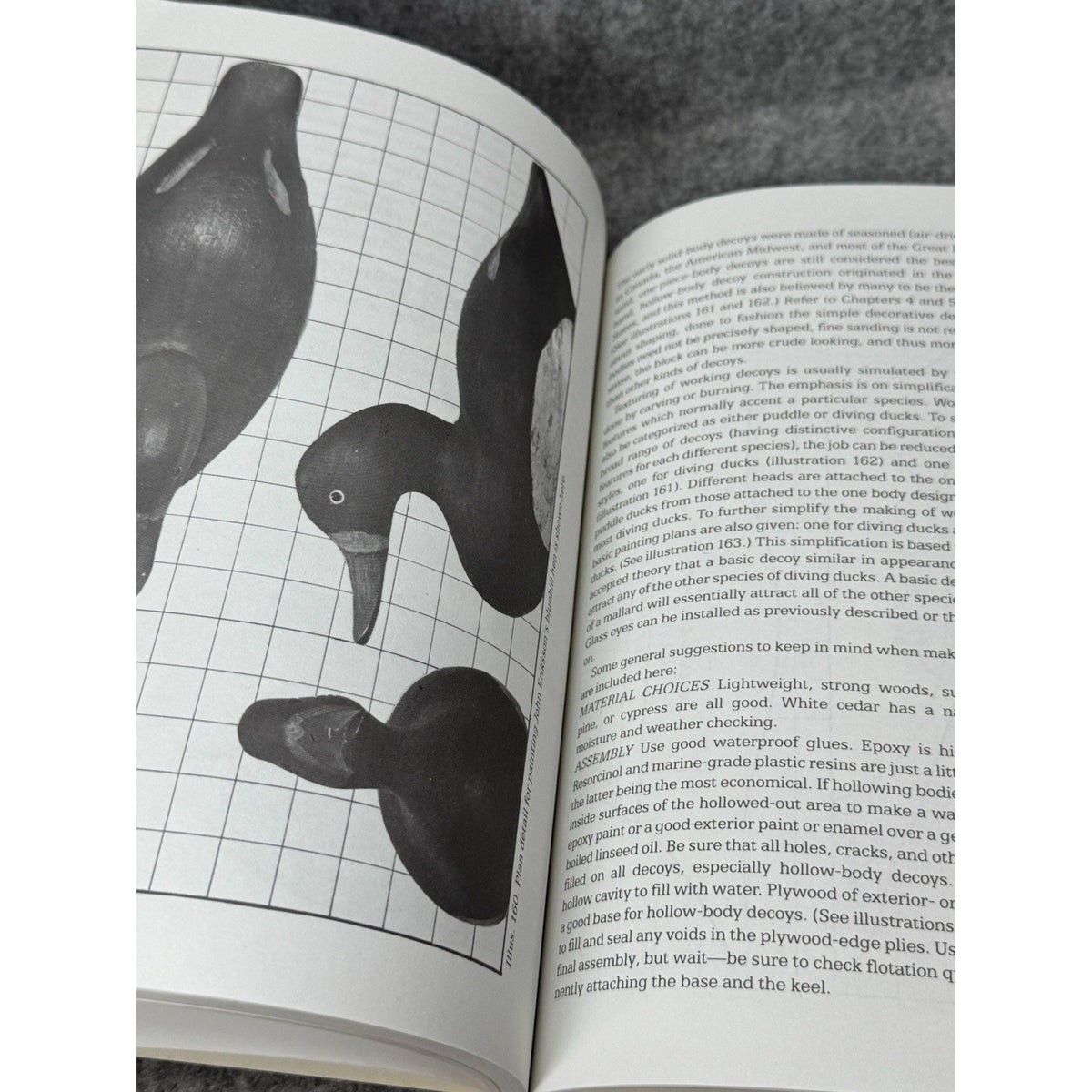 1982 Making Wood Decoys Patrick Spielman Duck Carving Patterns Woodworking Book