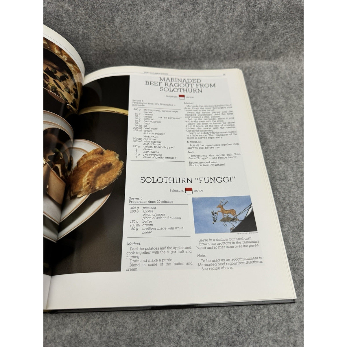 Culinary Art and Traditions of Switzerland 2001 HC Swiss Cookbook
