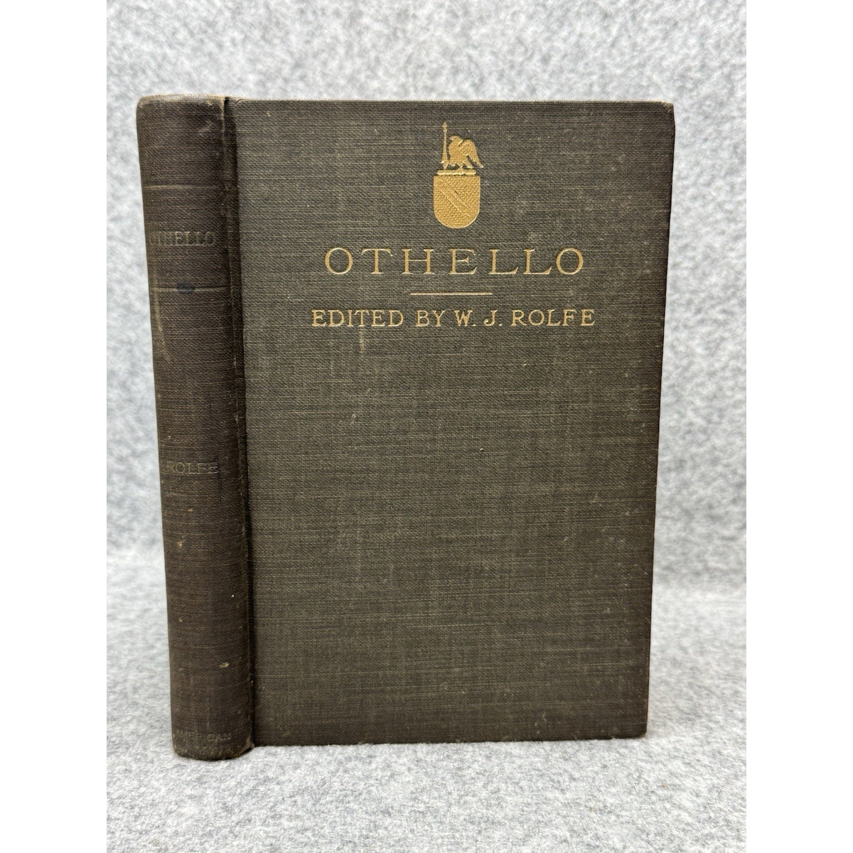 Antique 1907 Shakespeare Othello W.J. Rolfe Illustrated Hardcover Notes