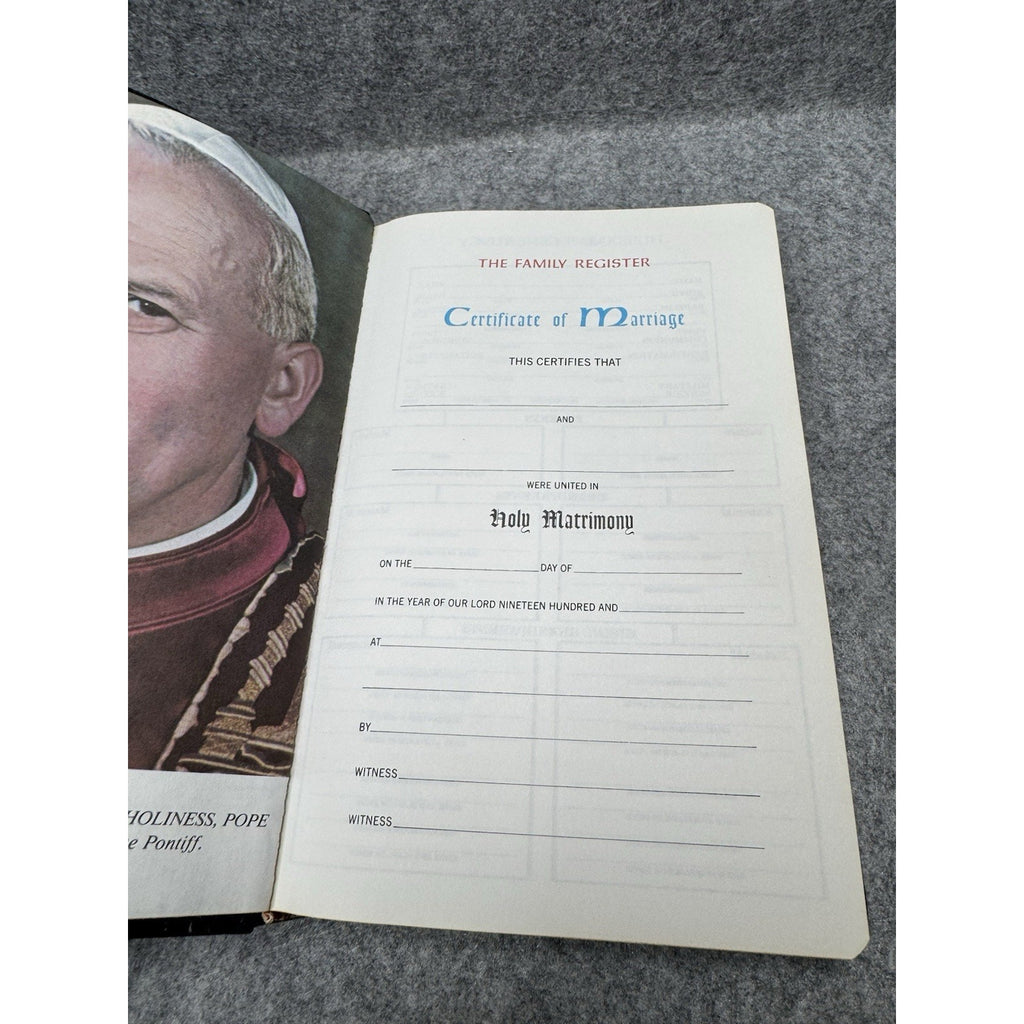 Vintage New American Bible Catholic Edition Family Study Bible Nelson 9053