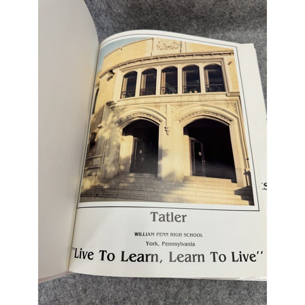 1988 Tatler William Penn High School York PA Yearbook Hardcover