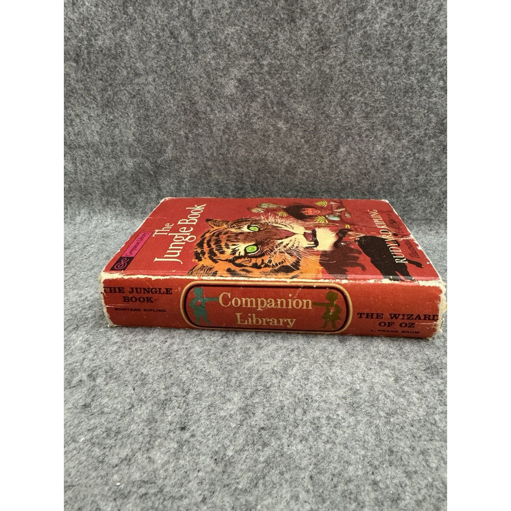 1963 Jungle Book & Wizard of Oz Companion Library HC Kipling Baum
