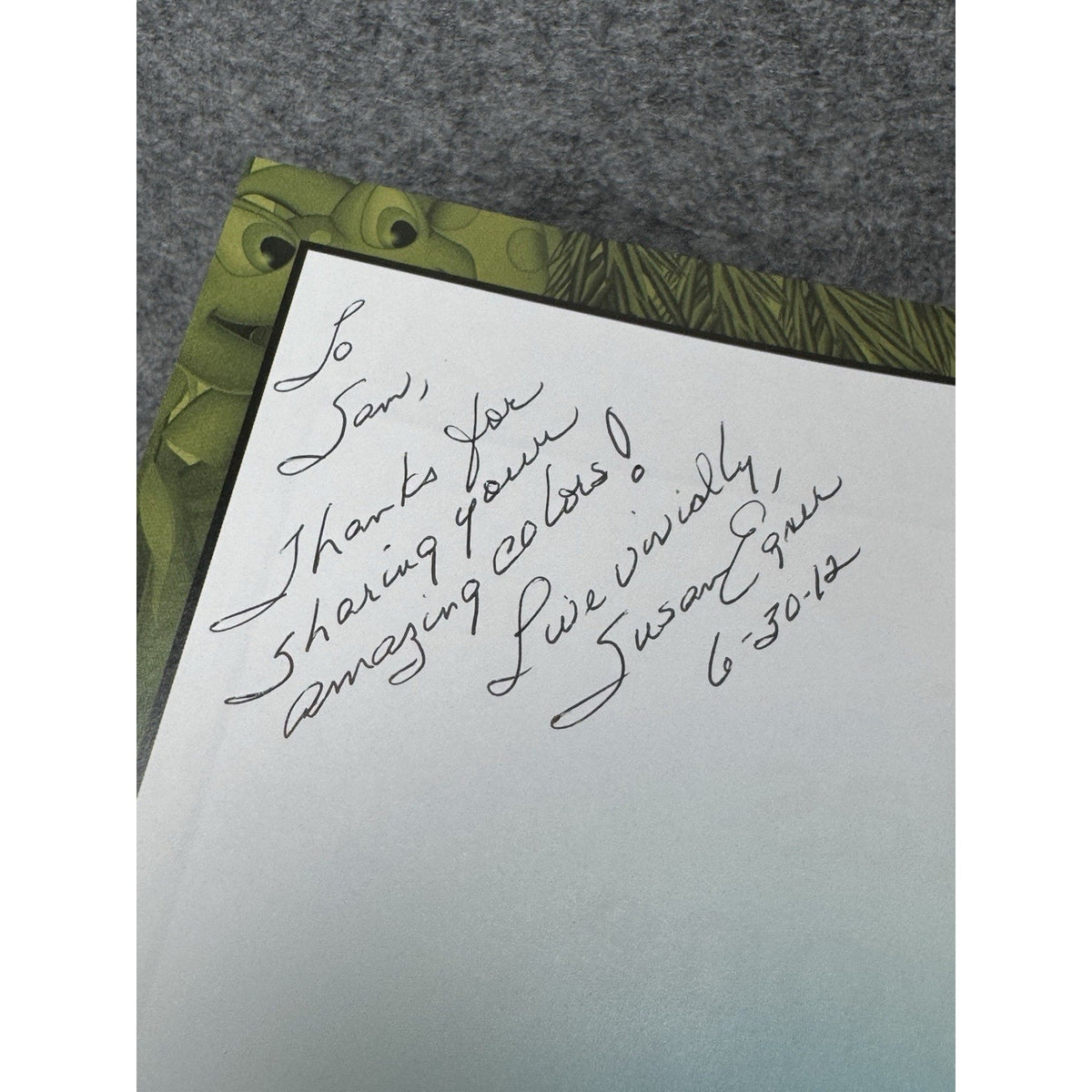 2002 Has Anyone Seen Woodfin? Susan Egner SIGNED Inscribed Hardcover DJ