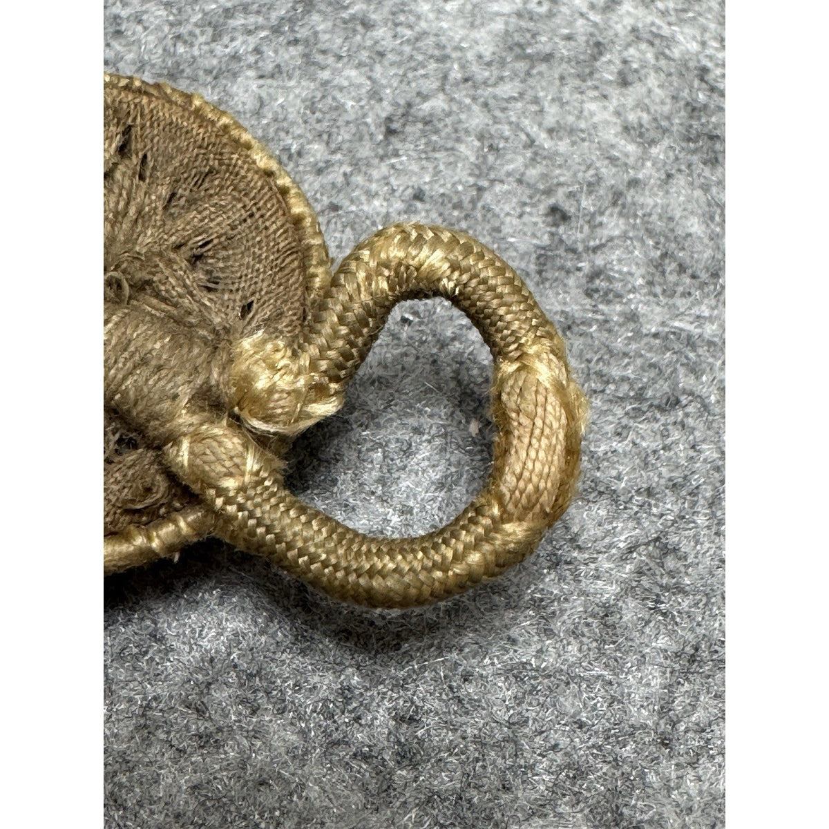 Dutch Army Officer Kepi Cockade Gold Bullion Orange Netherlands Hat Badge