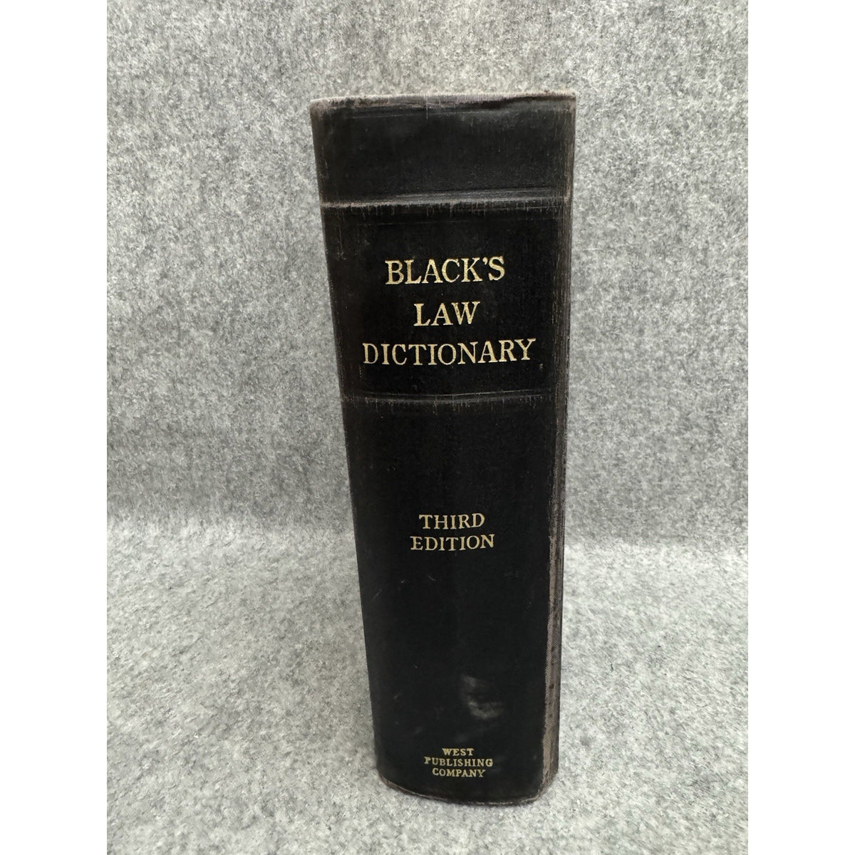 1933 Black’s Law Dictionary Third Edition Henry Campbell Black HC