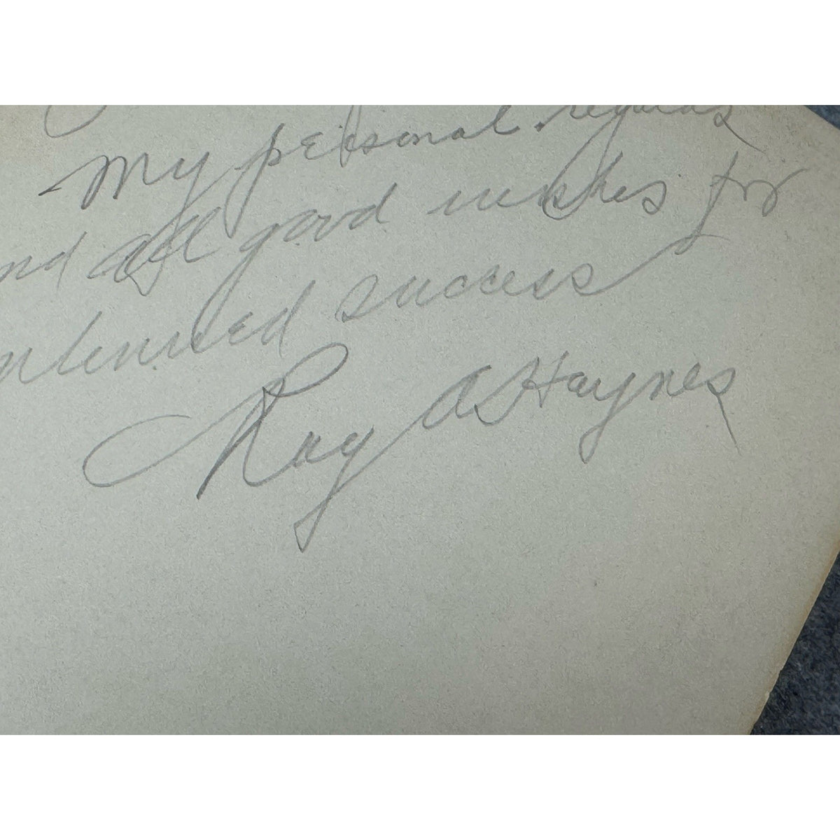 SIGNED Prohibition Inside Out Roy A Haynes 1st Ed Prohibition Commissioner