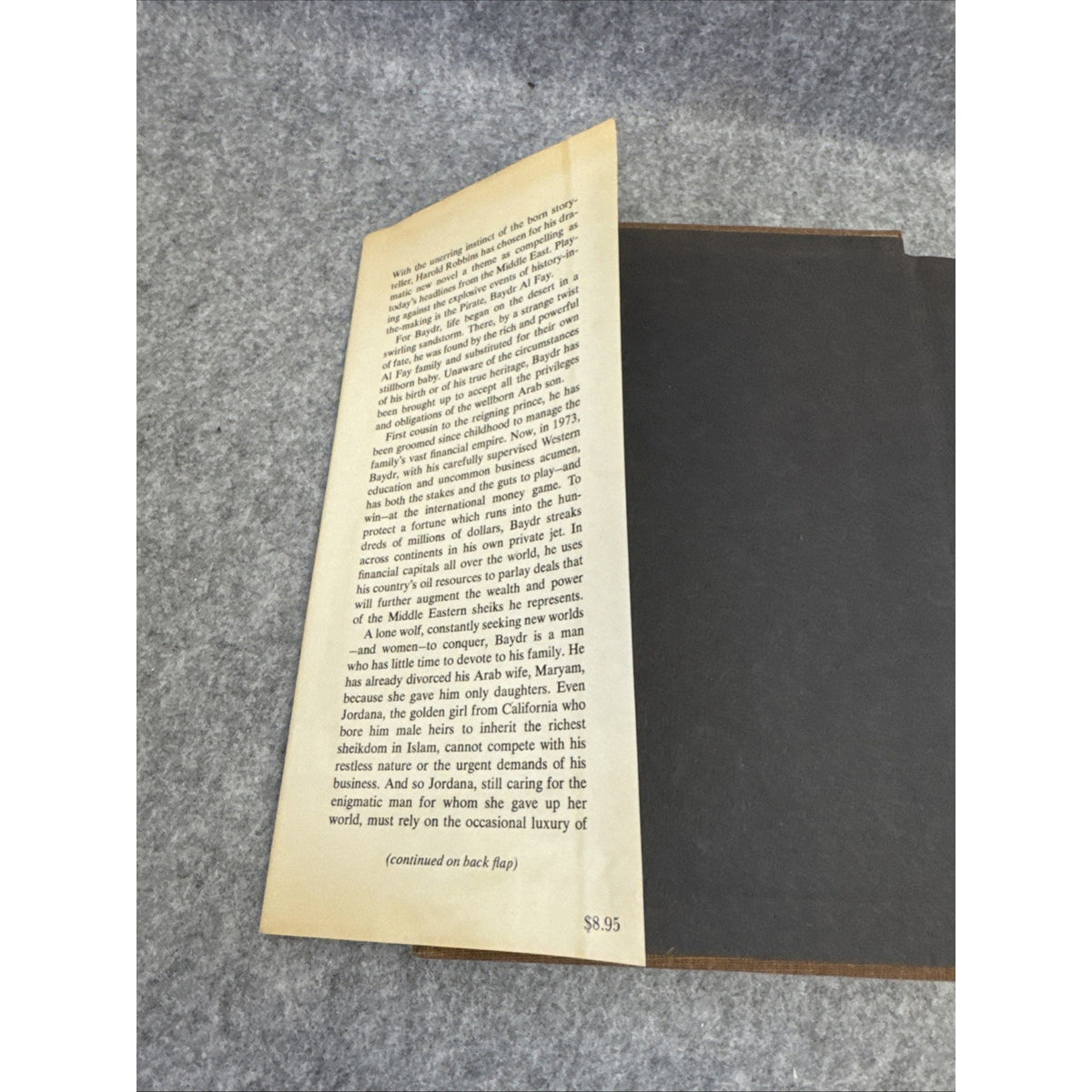 THE PIRATE by Harold Robbins 1974 HC/DJ 1st Edition 1st Printing + Cover