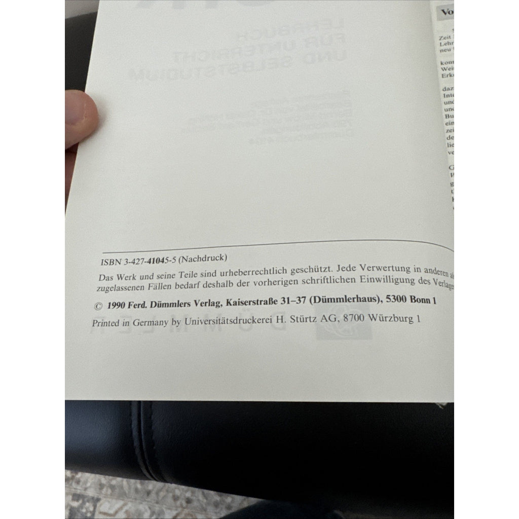 Physik Lehrbuch Oskar Höfling 15. Auflage Dümmler Hardcover
