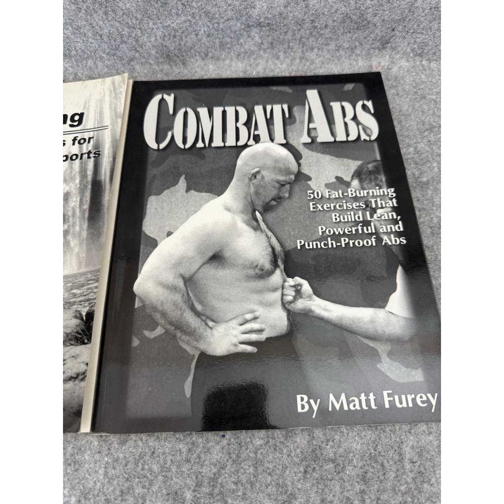 Matt Furey Combat Conditioning & Combat Abs 2 Book Lot Training Fitness