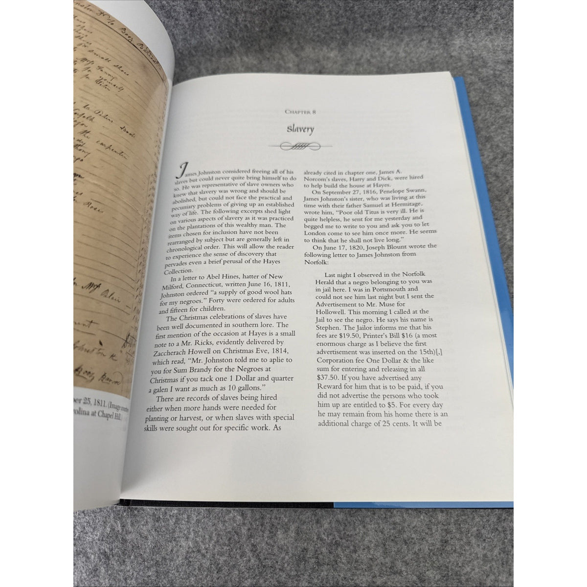 Hayes: The Plantation, Its People & Their Papers, Edenton, North Carolina HCDJ