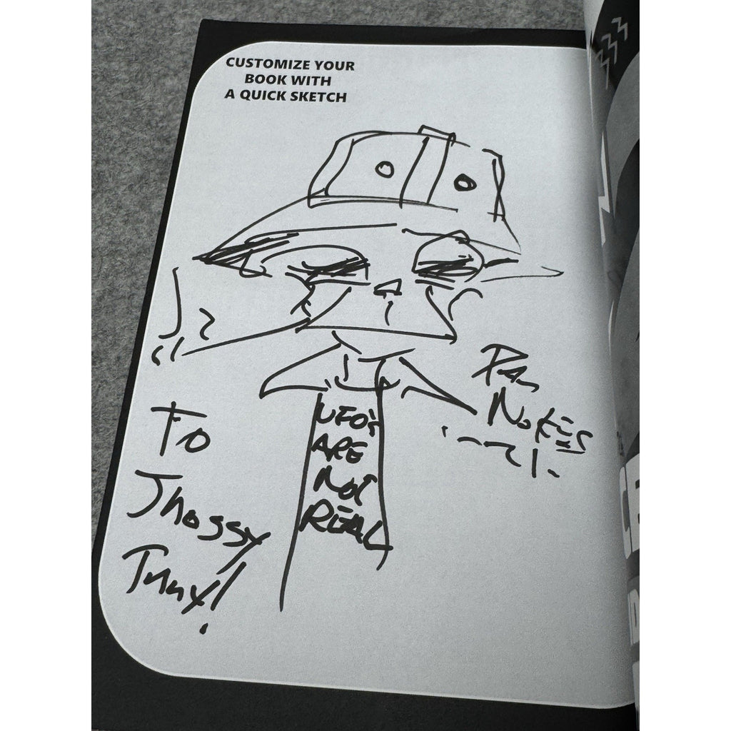 Impossible Space Tales of the Last Pit Stop Dan Nokes Signed Original Sketch