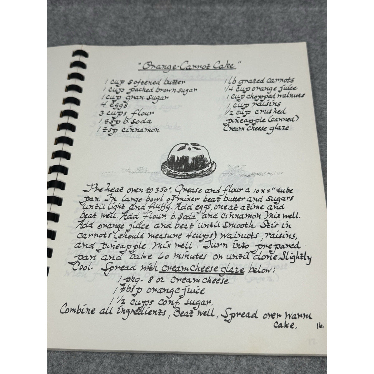 All Time Favorite Dessert Recipies Cakes by Teri Boone Vintage Cookbook