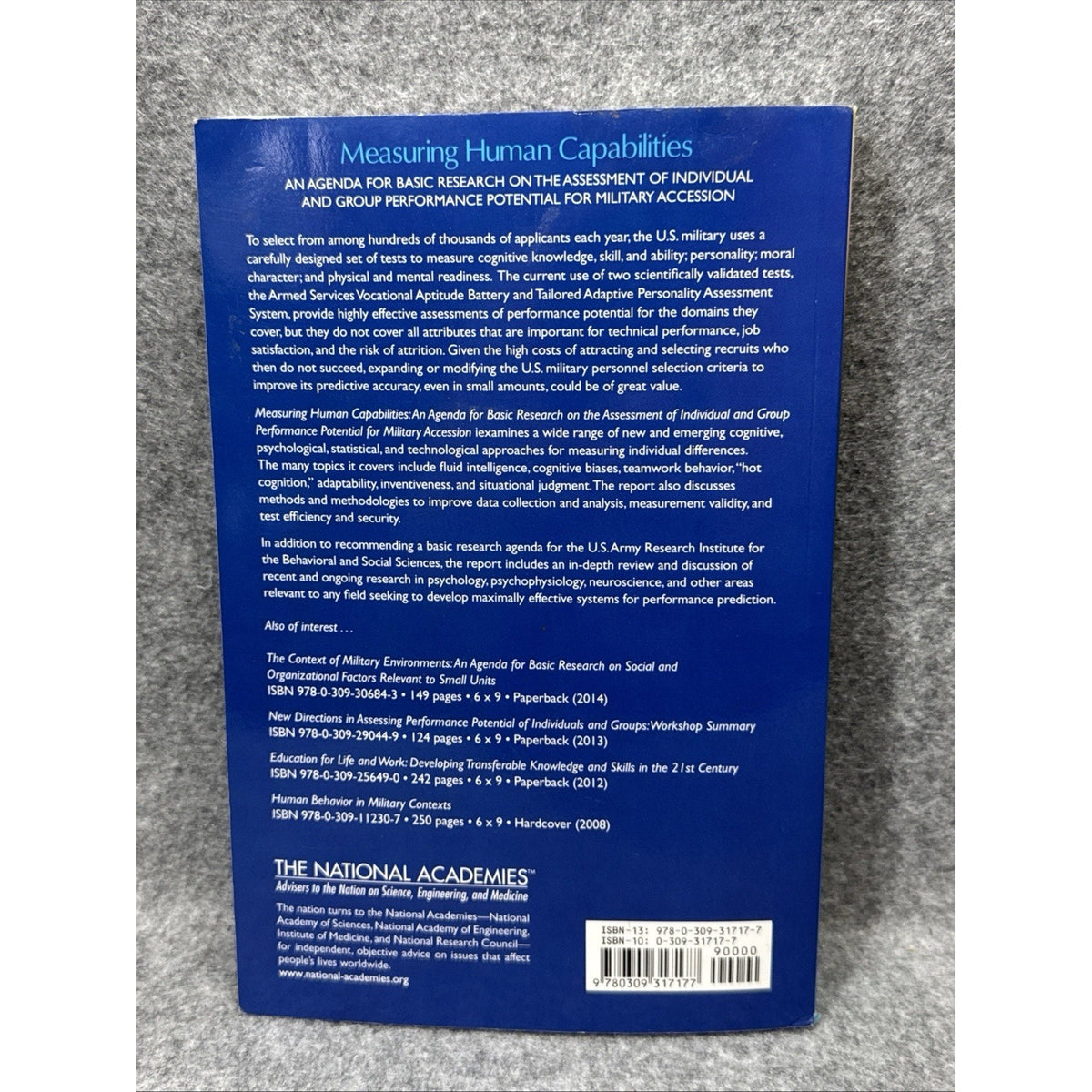 Measuring Human Capabilities : An Agenda for Basic Research on the Assessment of