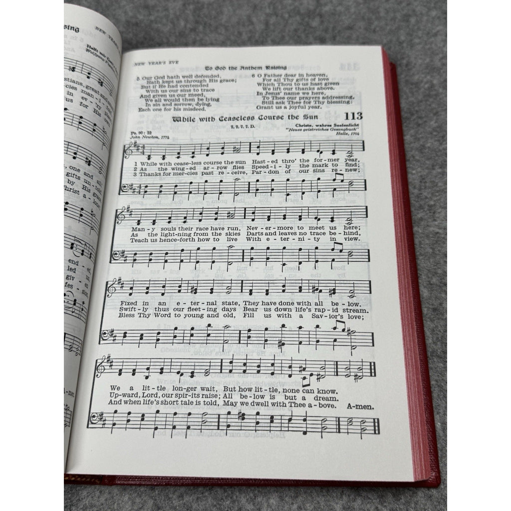 The Lutheran Hymnal Concordia Red Hardcover 1941 Copyright Church Music
