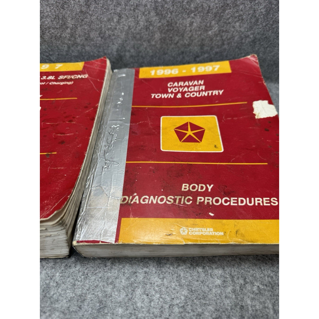 1997 Chrysler Caravan Voyager Town Country OEM Diagnostic Manuals Lot of 2