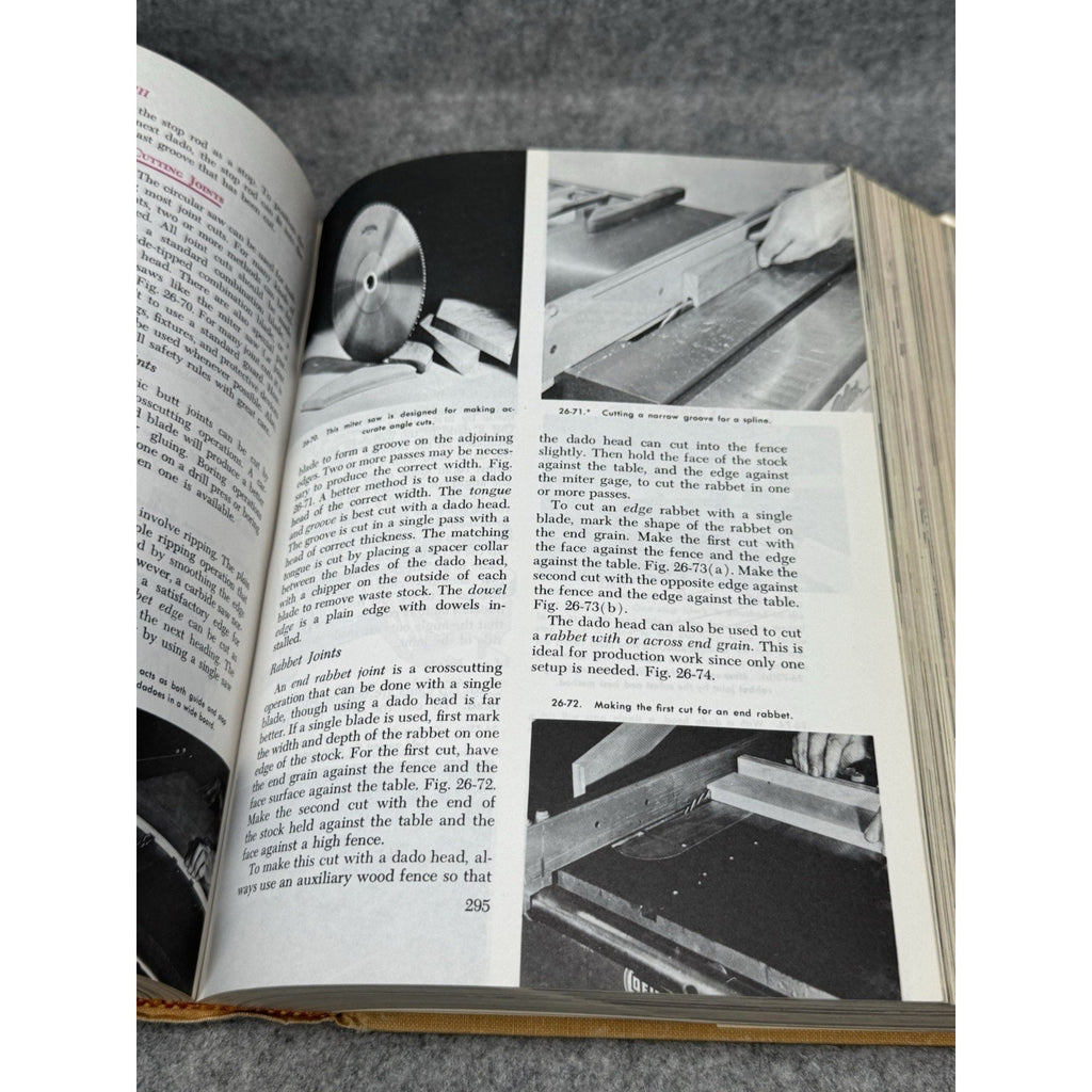 1970 Cabinetmaking and Millwork John L Feirer Woodworking Illustrated HC DJ
