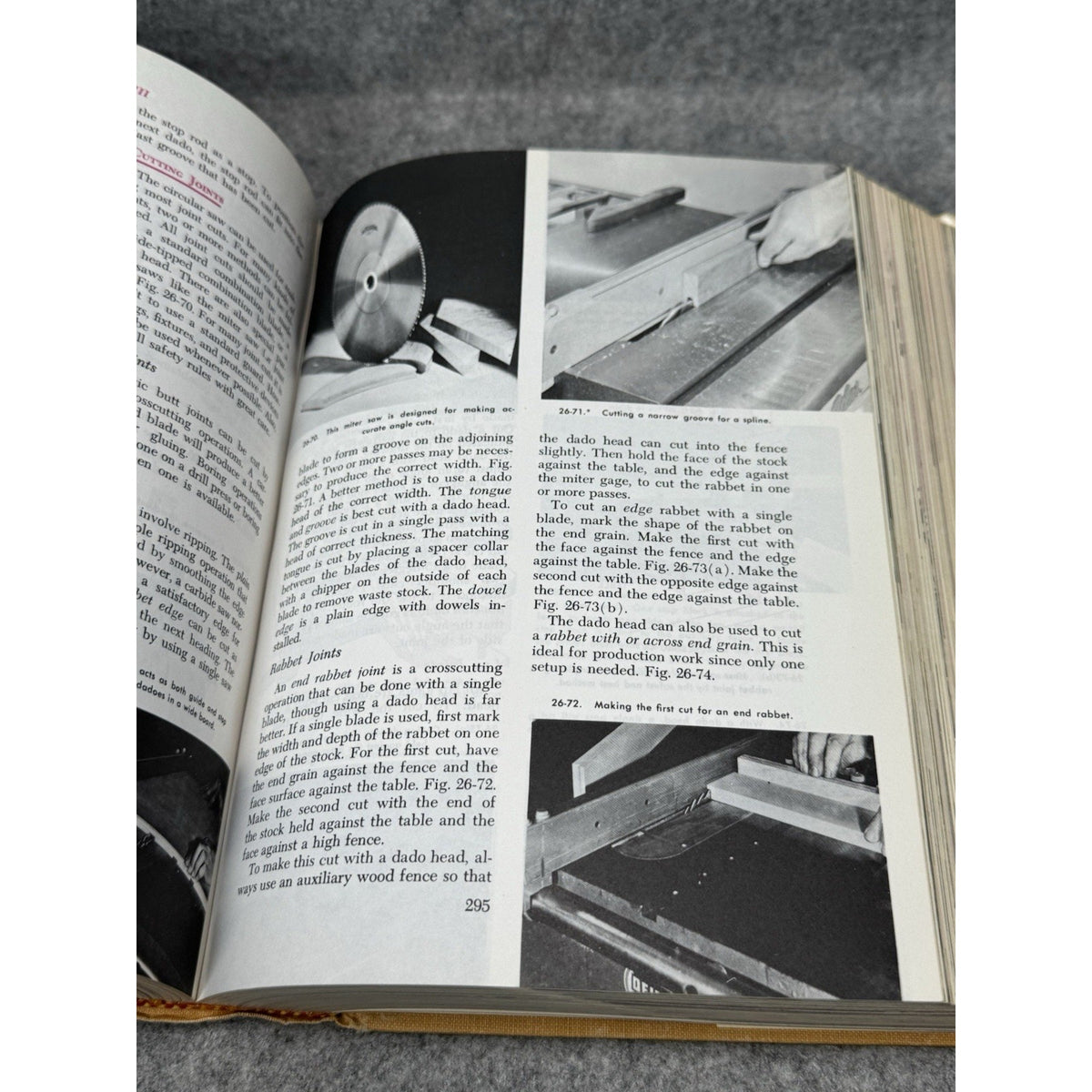1970 Cabinetmaking and Millwork John L Feirer Woodworking Illustrated HC DJ