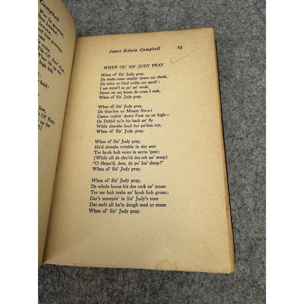 1922 The Book of American Negro Poetry James Weldon Johnson 1st Edition HC