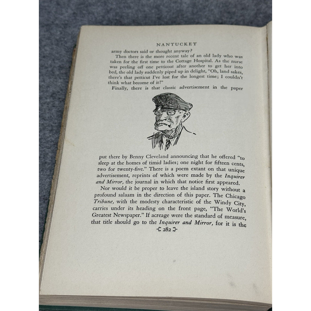 Nantucket Far-Away Island William Oliver Stevens Signed Illustrated 1937 HC