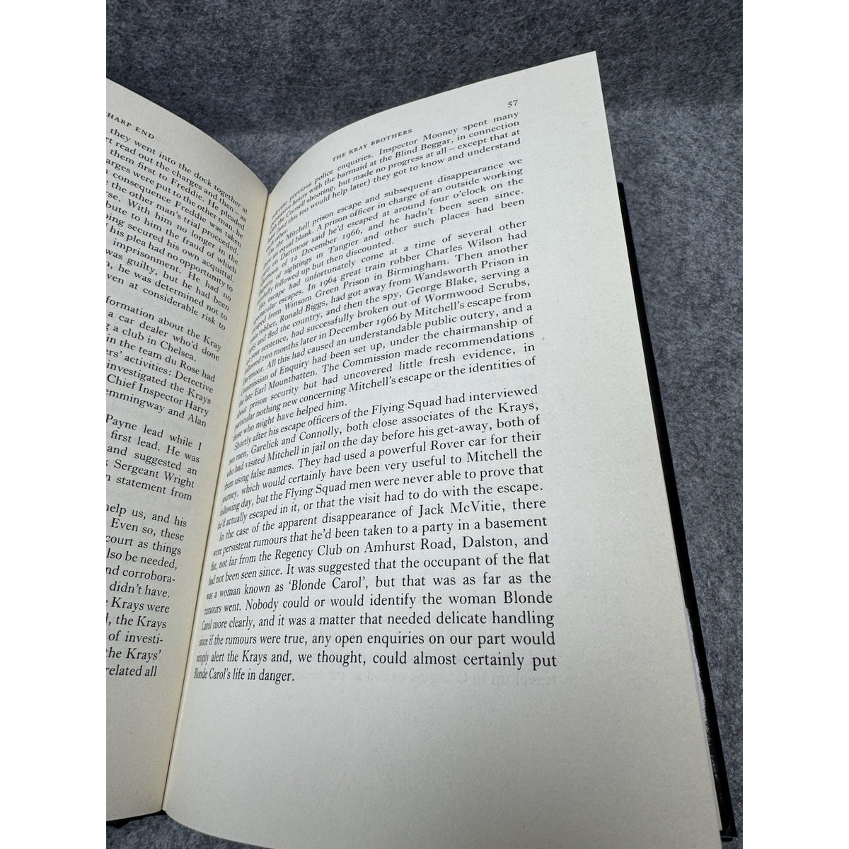 The Sharp End Frank Cater Tom Tullett 1988 First Edition Scotland Yard Crime