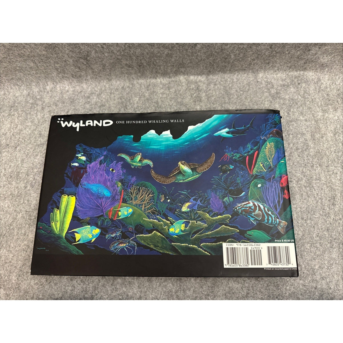 Wyland One Hundred Whaling Walls Mural Art Coffee Table Book - Signed