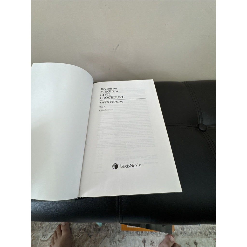 Bryson on Virginia Civil Procedure by William Hamilton Bryson (Hardcover)