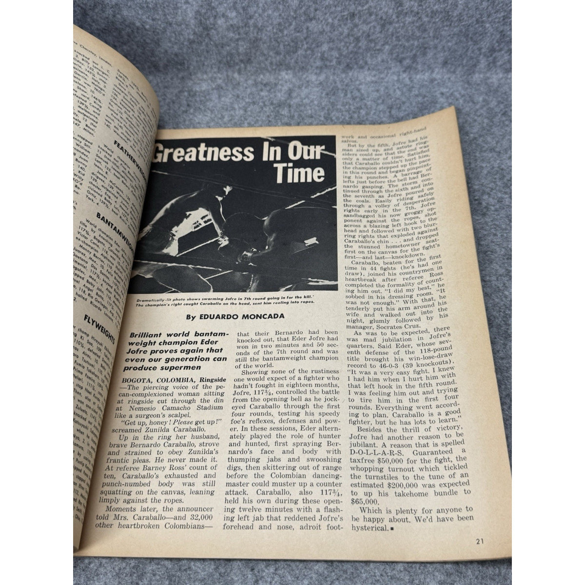 Boxing International February 1965 Floyd Patterson George Chuvalo Magazine