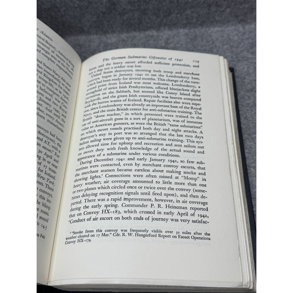 Battle of the Atlantic 1939-1943 Morison WWII Naval History Vol 1 1975
