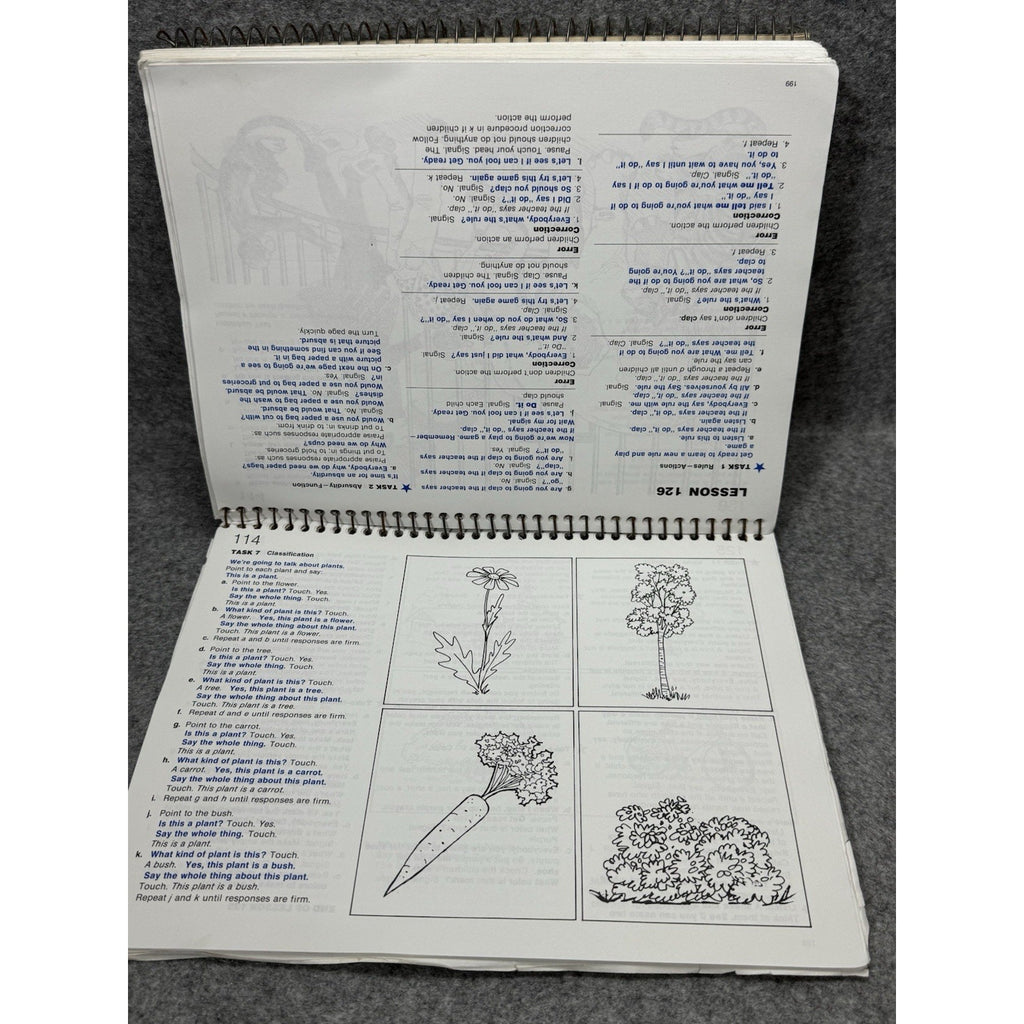 1987 Distar Language 1 Presentation Books C & D SRA Engelmann Spiral Set