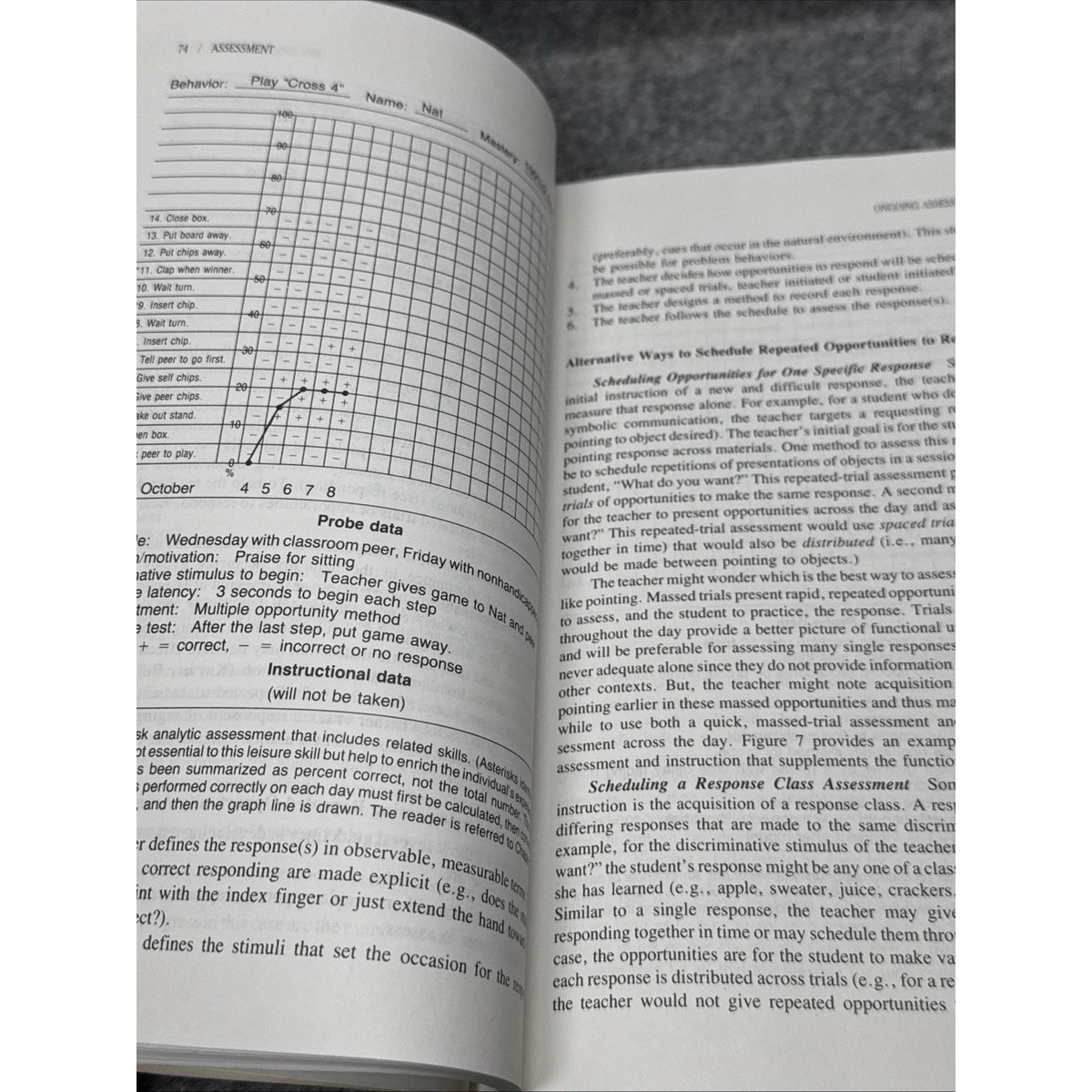Assessment of Individuals with Severe Handicaps : An Applied Beha