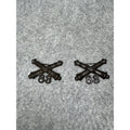 US Army 83rd Company Coast Artillery Collar Insignia Pair 1902-1905 Pattern