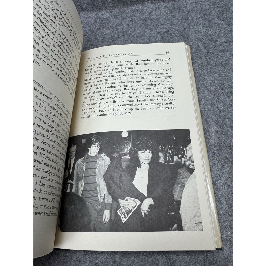 Overdrive William F Buckley Jr 1983 Book Club HC DJ Political Memoir Photos
