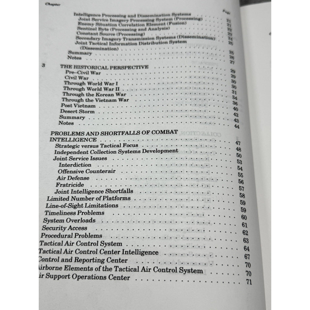 1994 Near-Real-Time Intelligence Tactical Battlefield USAF Air University