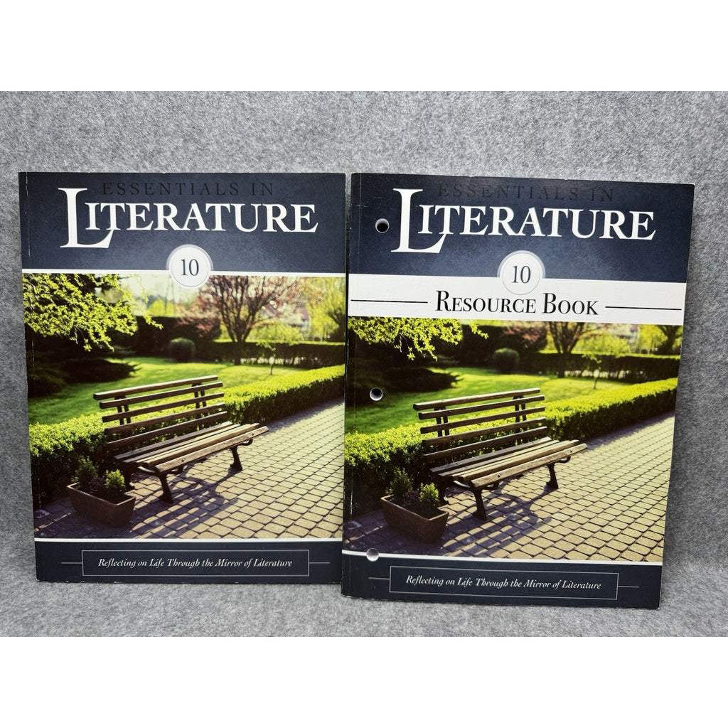 Essentials in Literature Level 10 Student Resource Books 3 DVDs Homeschool