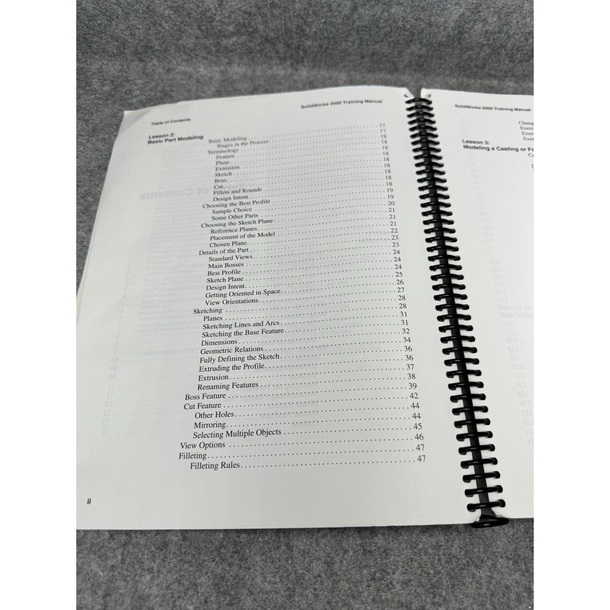 SolidWorks 2000 Training Guides Volumes 1 & 2 Parts Assemblies Drawings CD